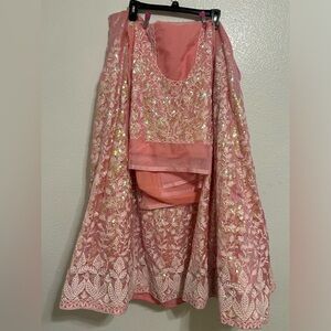 Lehenga and Choli pink